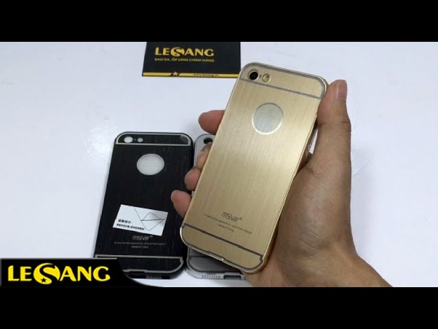 [LÊ SANG] Ốp lưng iphone SE, 5S MSV Metal viền nhôm cực đẹp