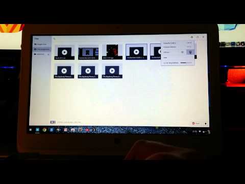 Chromebook - gestion des fichiers
