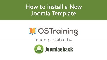 Joomla Beginner Class, Lesson 34: How to Install a New Joomla Template