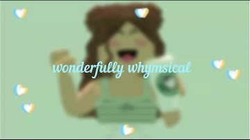 The OFFICIAL WONDERFULLY WHIMSICAL INTRO!!!