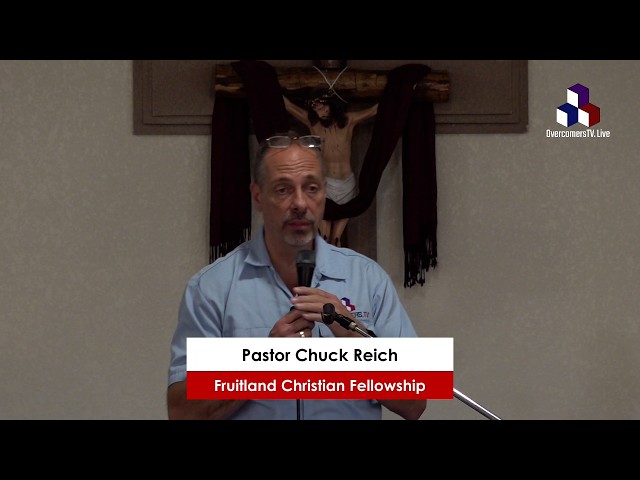 RAIM Gathering - Pastor Chuck Reich sharing the Bible in Navajo at Birdsprings Community Church