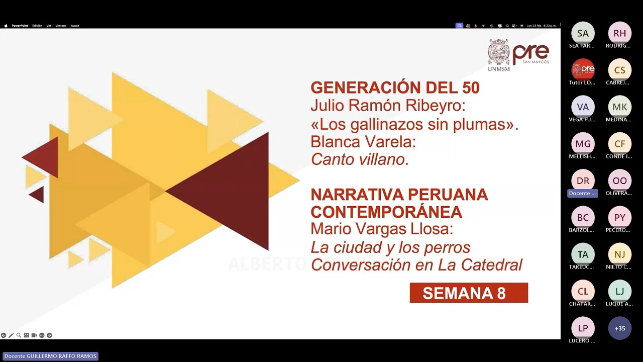 Literatura - Semana 08 - Pre San Marcos Ciclo Especial de Verano 2026 (Nuevo Ciclo)