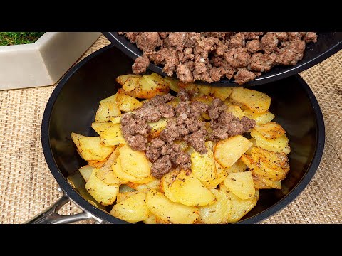 Ein VERRCKTES Rezept mit Hackfleisch und Kartoffeln  Geniale Idee!