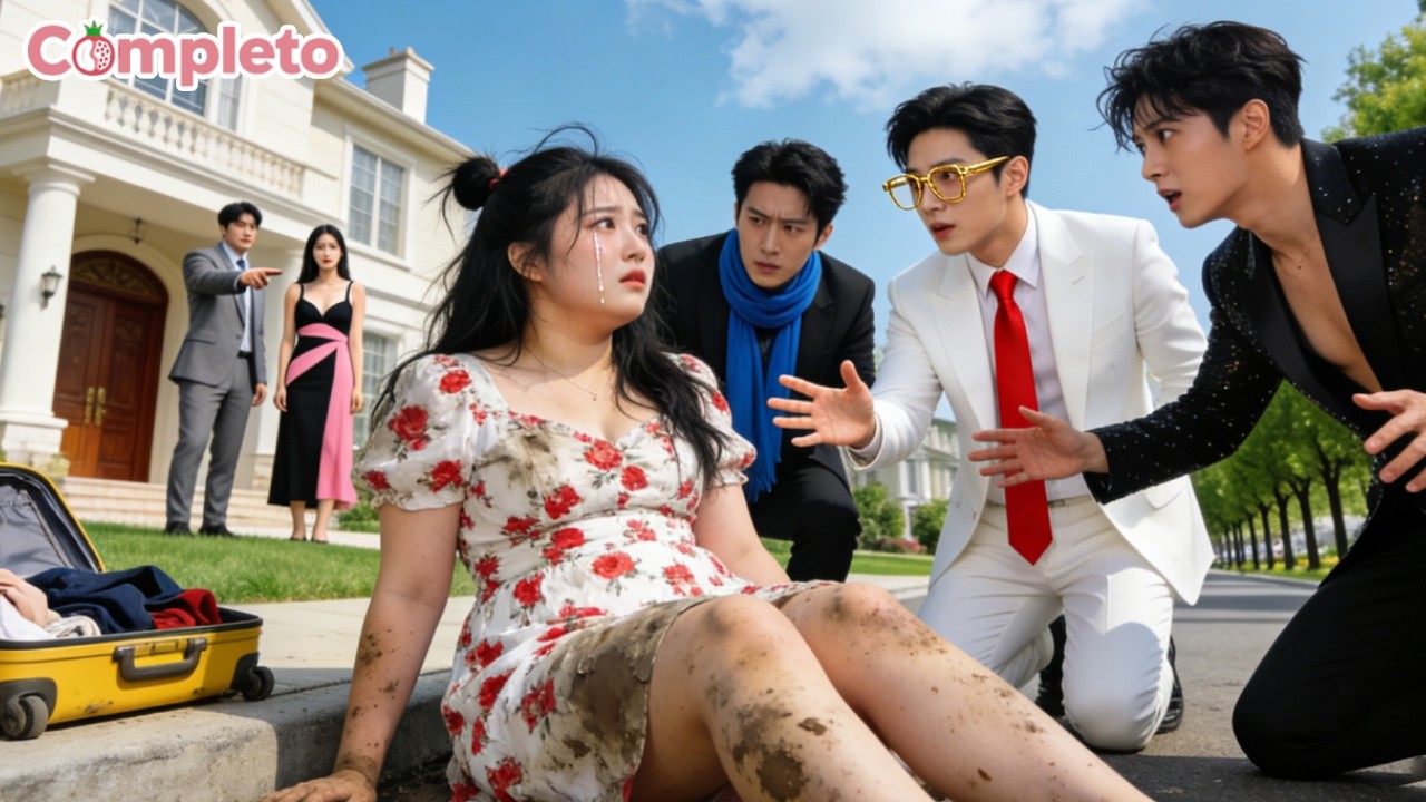 Chica 200kg humillada y abandonada por su esposo—ella es la mimada de 3 bros CEO!Tarde arrepentirse！