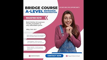 CTEVT Entrance After See Bridge Course Entrance Preparation or +2 Science & Management Entrance