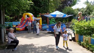 У Житомирі в Шодурівському парку запрацювали нові дитячі атракціони та автопрокат