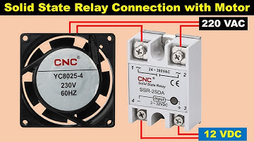 Motor Turn ON And OFF by using Solid State Relay | SSR Connection @TheElectricalGuy