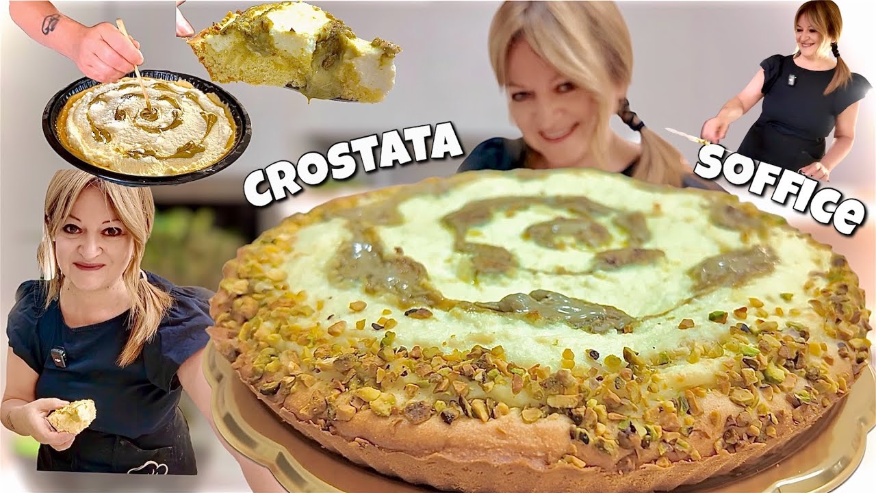 МЯГКИЙ ЛИМОННЫЙ ТАРТ 🍋 с кремом из рикотты и фисташек