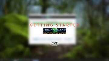 Getting started with BounceBack Ultimate 2020 software