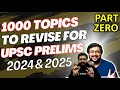 1000 topics to revise for prelims 2024 1  upsc 2024 strategy  last 100 days vysh ias test series