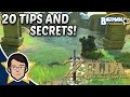 Zelda Breath of the Wild: 20 Tips, Secrets, And Easter Eggs - Badman