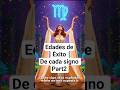 las edades de exitos de cada signo parte 2