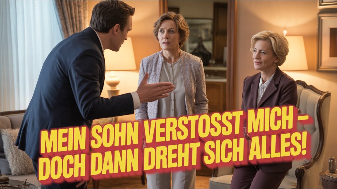 Mein Sohn hat mich rausgeworfen und seine Schwiegermutter an meine Stelle gesetzt, doch dann gesch