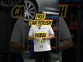 Free car polish in dubai #carpolish #carshine #viralvideo #viralshorts