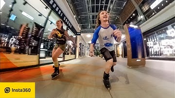 Insta360 One R low light test / Rollerblading in Oxford