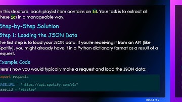 How to Extract Playlist IDs from JSON Data Using Python