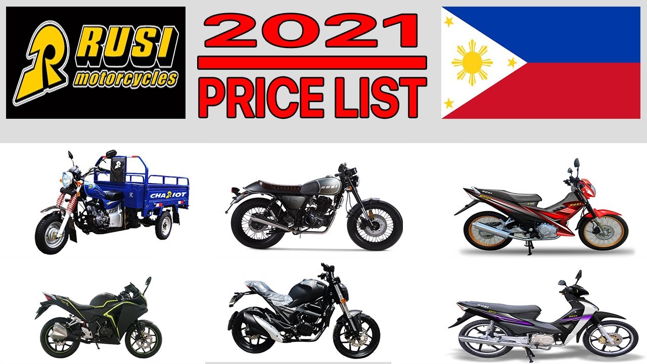 RUSI MOTORCYCLE PRICE LIST IN PHILIPPINES 2021