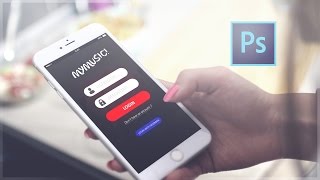 Speed Art - Music App (Photoshop CC) screenshot 3