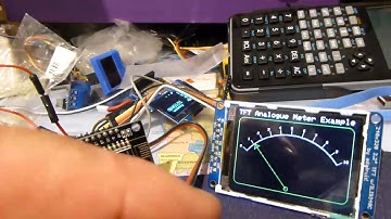 Tech Note 003 - ESP8266 Analogue/Analog Meter using a TFT display