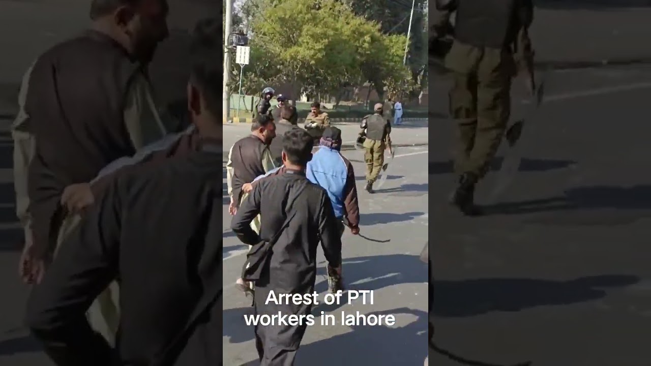 police action in lahore against pti 