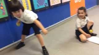 KCS Senior Kindergarten Plays Subtraction Bowling