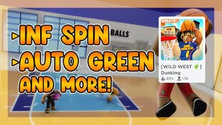 DUNKING SIMULATOR SCRIPT ✧ Infinite Spin ✧ Auto Green And More! [ROBLOX]