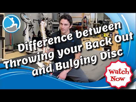 Resistance Stretching (DCT) - Difference Between a Bulging Disc and Throwing Your Back Out