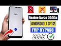 Realme Narzo 50a FRP Bypass | Narzo 50i FRP Bypass Without PC | Narzo 50a Google Account Remove 2025