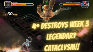 Cataclysm Mutant Mobocracy Week 3 100% | Ultron Beasts Middle Path | Marvel Contest of Champions