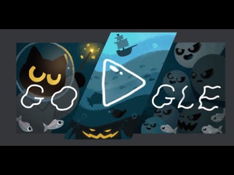 Playing Google Halloween Doodle (Halloween Special Video) - YouTube