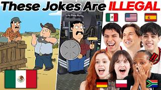 People React To Family Guy's OFFENSIVE Mexico Jokes | World Crew Reaction