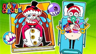 🤡 Game Book 🤡 Rescued Caine Pregnant With Many Teeth Babies | Amazing Digital Circus Story Book