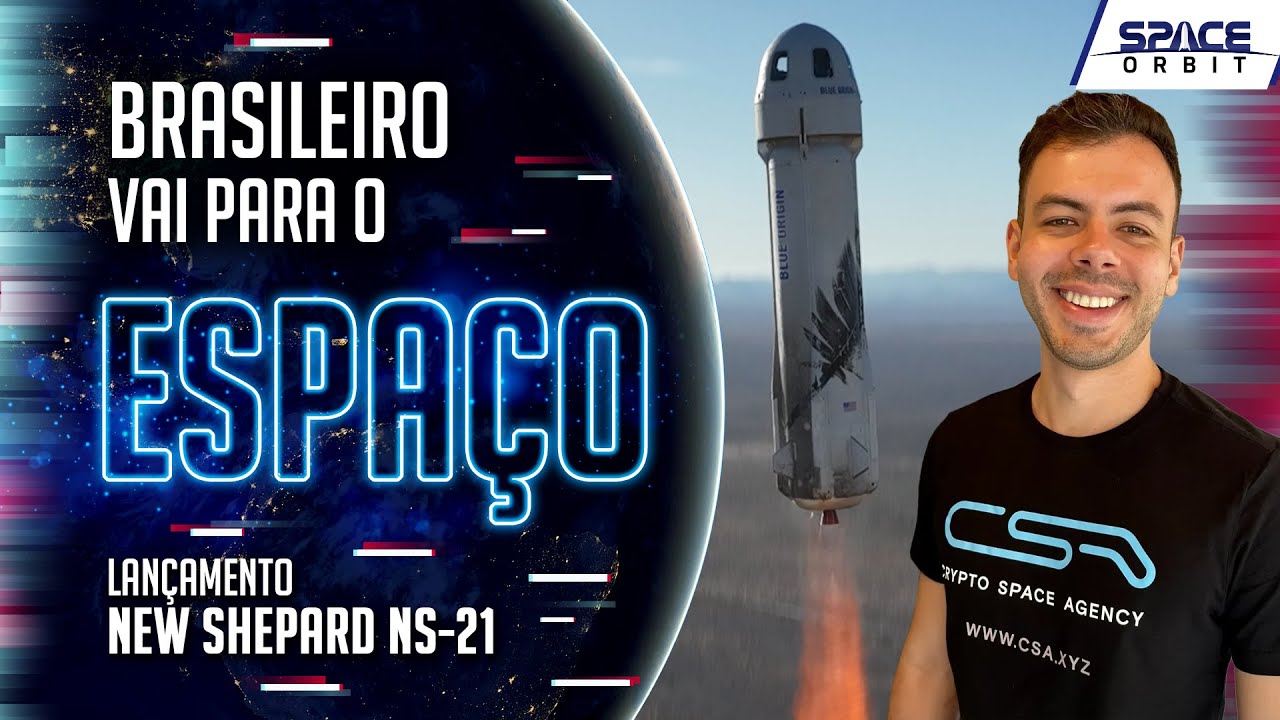 LANÇAMENTO DO FOGUETE NEW SHEPARD TRIPULADO - NS-21