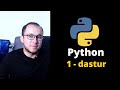 1- dastur | Python dasturlash tili