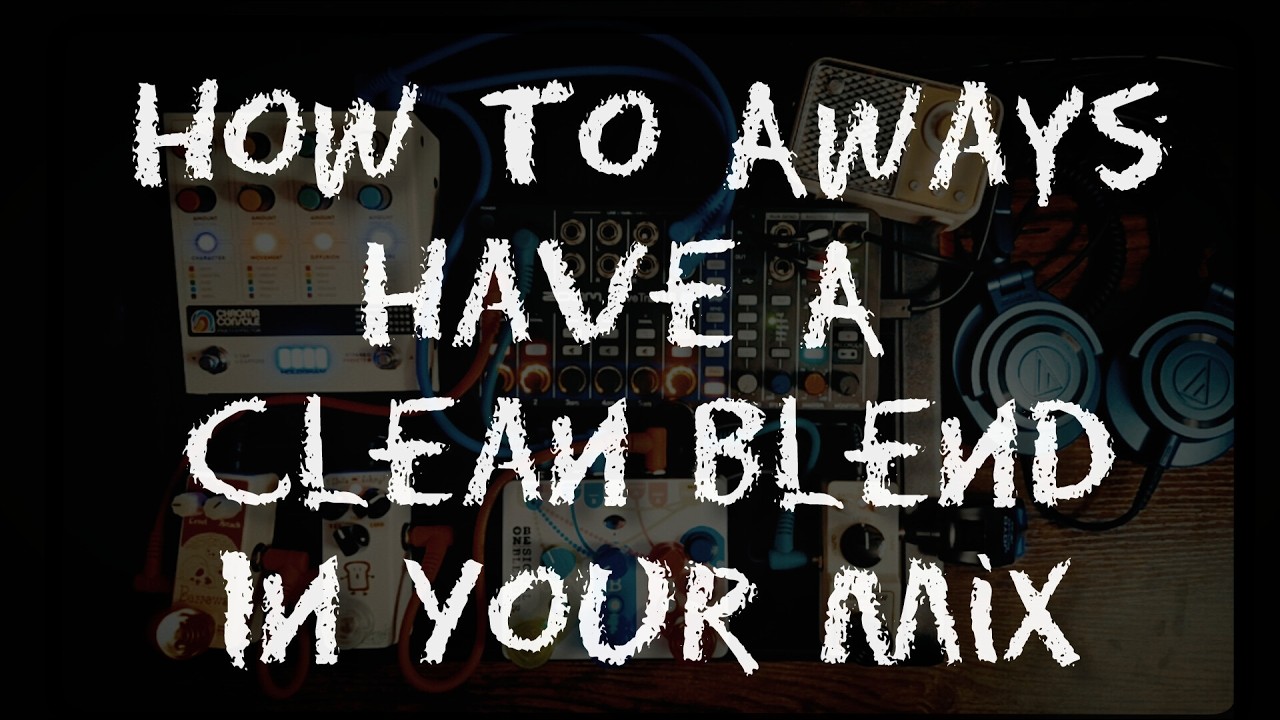 Always Have a Clean Blend in Your Mix - Signal Path & Sounds #music #pedalboard #bass #guitar How To