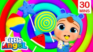 Rainbow Lollipop Song Little Angel Moonbug Kids - Color Time