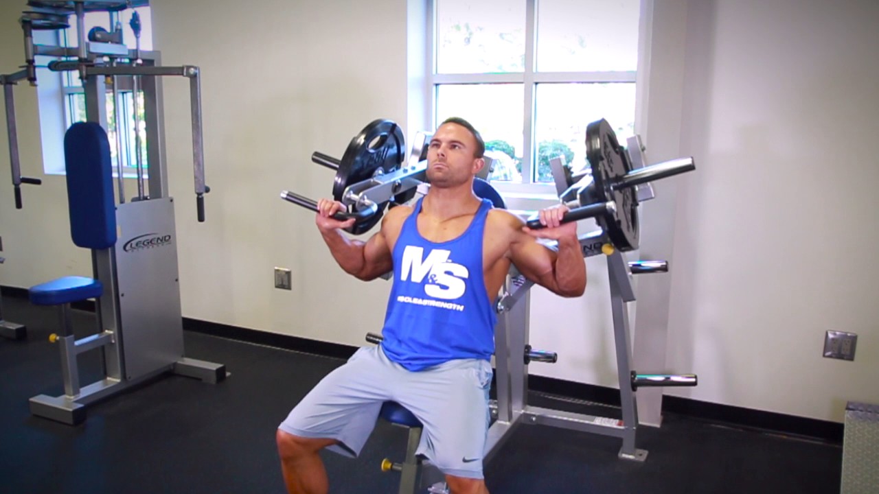 How To Use The Shoulder Press Machine