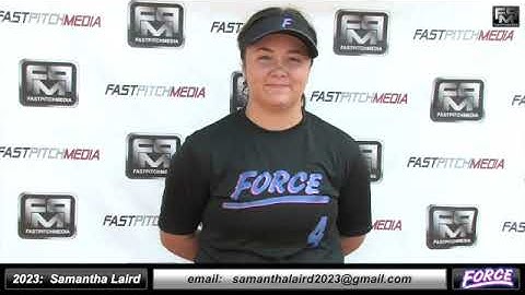 2023 Samantha Laird Second Base & Outfield Softball Skills Video - Fresno Force