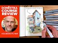 Amliorez rapidement votre sketching urbain  albert kiefer  house sketcher  domestika review