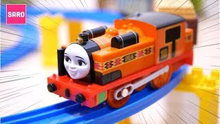 GO!GO!地球まるごとアドベンチャー プラレール きかんしゃトーマス ニア エースで遊んでみた！Thomas & Friends 子供向け サロしゃん Sarocyan