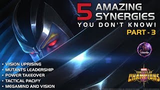 5 AMAZING Synergies You Should Know! Part 3 - Marvel Contest of Champions
