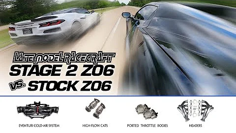LMR Stage 2 C8 Z06 vs. Stock C8 Z06 – Real-World Street Race