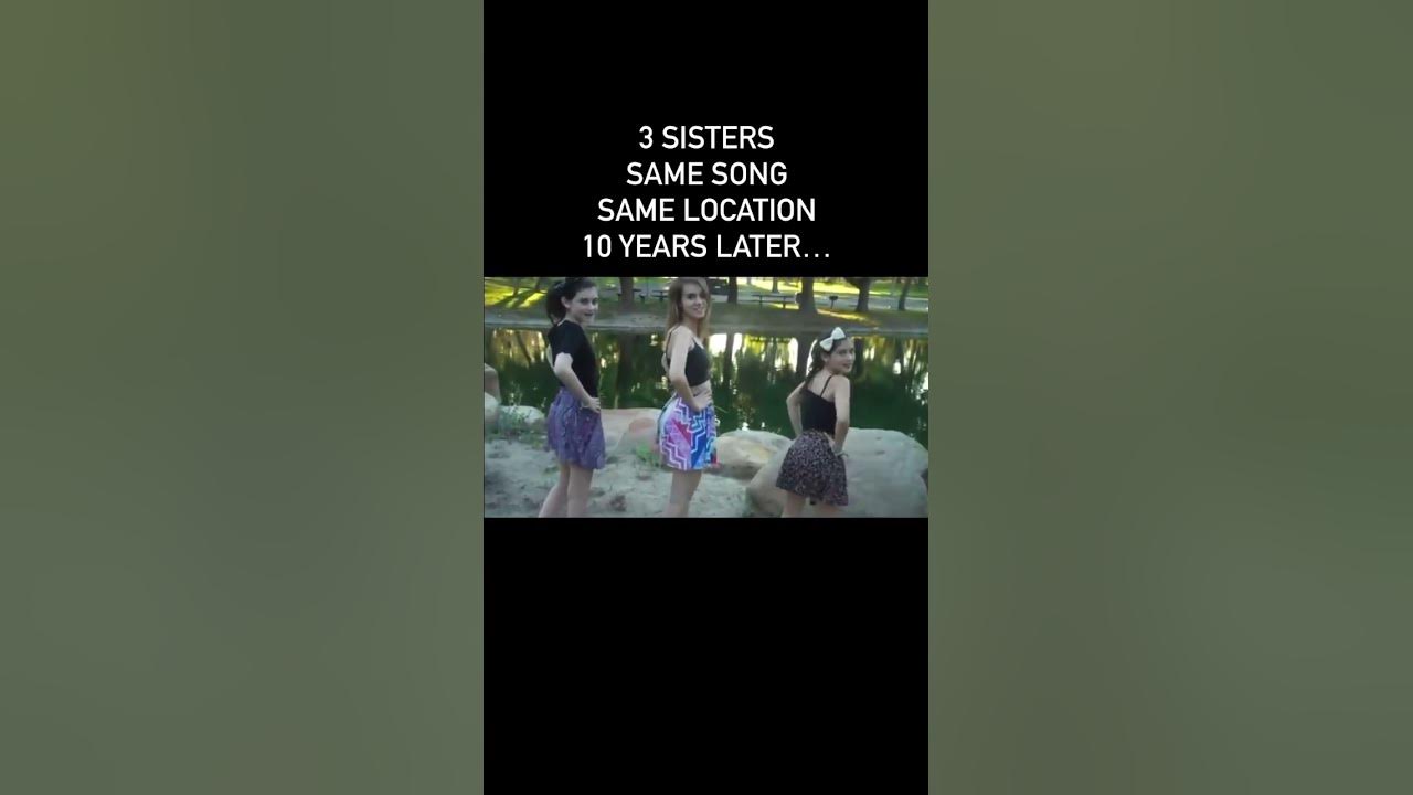 2014 to now!!! 10 years has flown by! #sisters #allaboutthatbass #meghantrainor #harmony #music