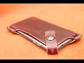 Making of 5.5 inch phone leather case DIY. Изготовление чехла для смартфона из кожи своими руками