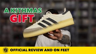 Beautiful! Adidas Clarks 8th Street Samba 'Kithmas Chalk White Black' Review and On Feet.