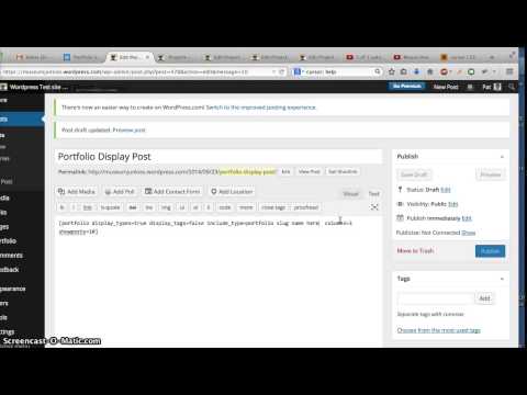 Portfolio Shortcode Walkthrough WordPress.COM