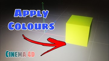 How To Apply Colours in Cinema 4d (Free tutorial)