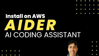 Install Aider on AWS - AI Coding Assistant