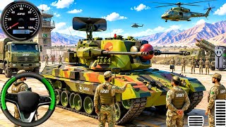 アーミートラック・ドライビング貨物ゲーム2026 - USオフロード・ドライブ・ゲーム アーミートラック・ドライビング3D - Androidゲームプレイ screenshot 4