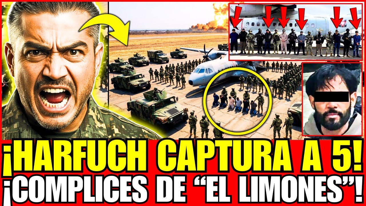 ¡HARFUCH LLEGA A DURANGO Y CAEN 5 SICARIOS DE “EL LIMONES”: EXTORSIONABAN A TRABAJADORES Y FAMILIAS!